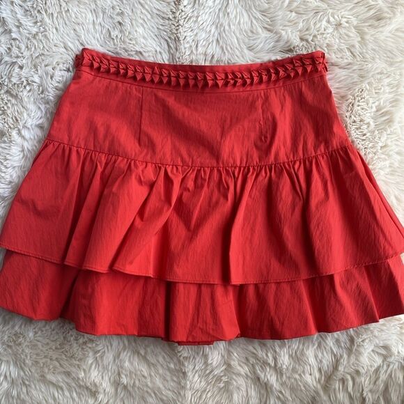 Rhode Elinor Berry Bubble Hem Skirt Size Large - Picture 4 of 7